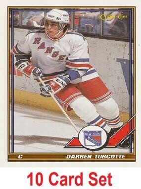 Darren Turcotte Hockey Card Collection